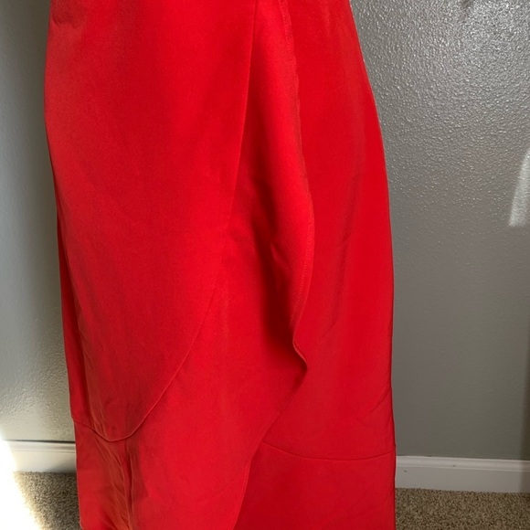Bardot Red Bella Tulip Hem Dress Size 6/S - Picture 14 of 16